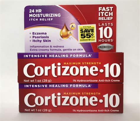 2 Cortizone 10 Maximum Strength Hydrocortisone Anti Itch Cream 1oz Ebay