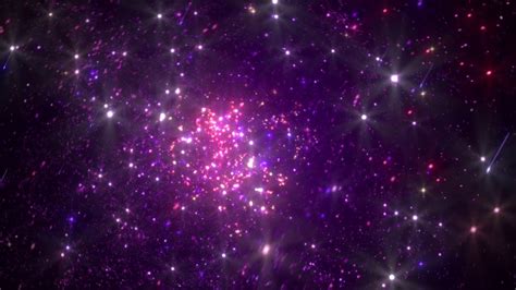 4k Space Galaxy Spin Sparkling Motion Background Aavfx Stars Live