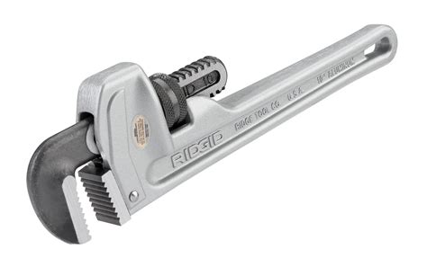 Ridgid 31090 Model 810 Aluminum Straight Pipe Wrench 10 Inch Plumbing