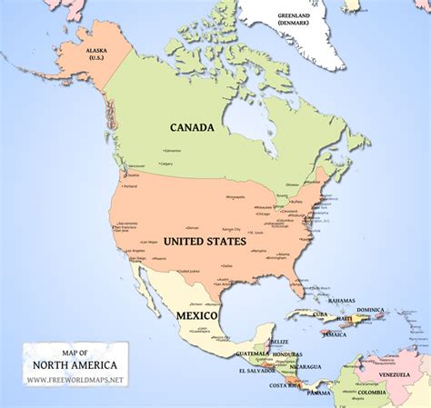 North America Political Map