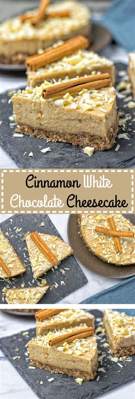 Get your coconut and white chocolate in one rich, creamy bite! Cinnamon White Chocolate Cheesecake - Contentedness ...