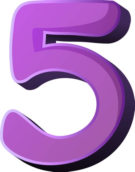 Number 5 Png Images Transparent Background Png Play