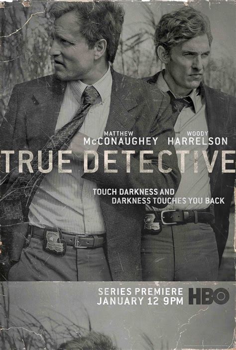 New TRUE DETECTIVE Poster starring Matthew McConaughey and Woody ...
