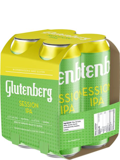 Glutenberg Session Ipa 4 Pack Cans Newfoundland Labrador Liquor