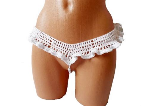 Extreme Micro Bikini Crochet Women Sexy Erotic Lingerie Valentines Day Christmas Gift For Her