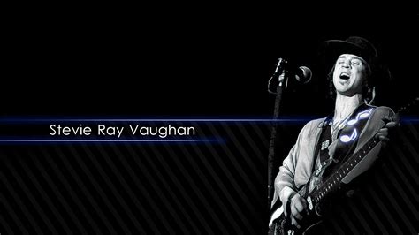 Stevie Ray Vaughan Blues Rock Hard Classic Guitar Poster Wallpaper