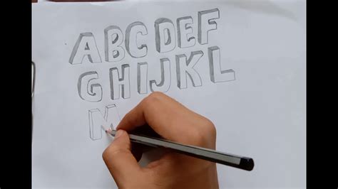 Shadow Alphabet A Z Step By Step Easy Way See The Video Youtube