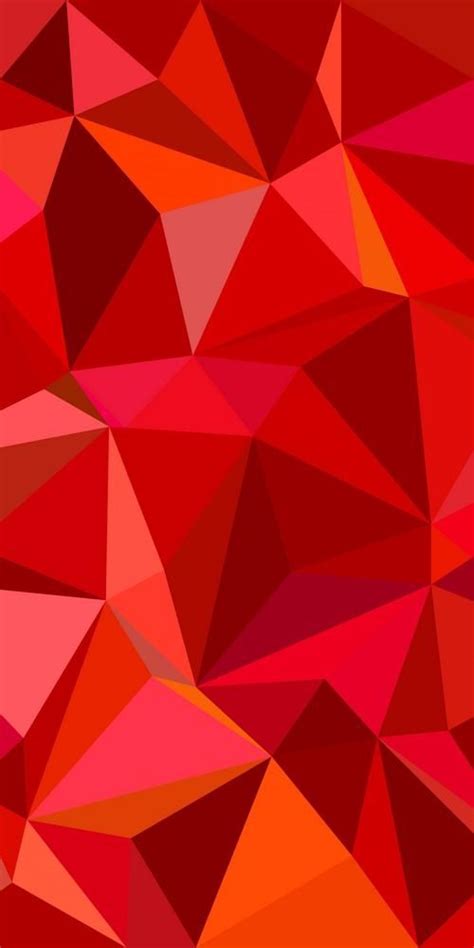 Red Geometric Wallpaper Hd Wallpaper Download