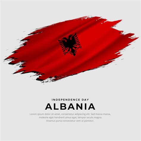 Premium Vector New Design Of Albania Independence Day Vector Albania