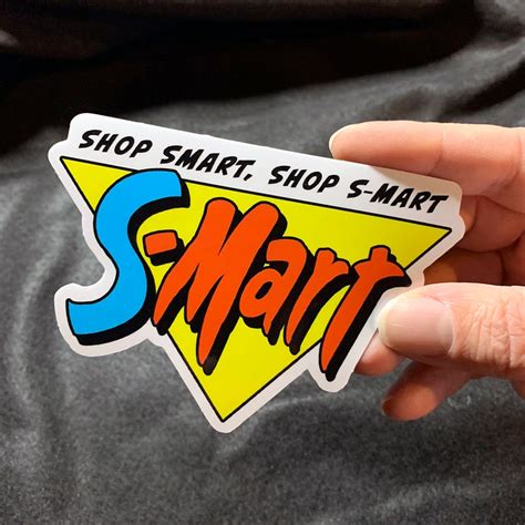 S Mart Vinyl Sticker Shop Smart Shop S Mart 45 All Etsy