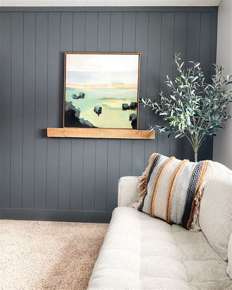 Adding A Vertical Shiplap Accent Wall Takes A Modern Twist On
