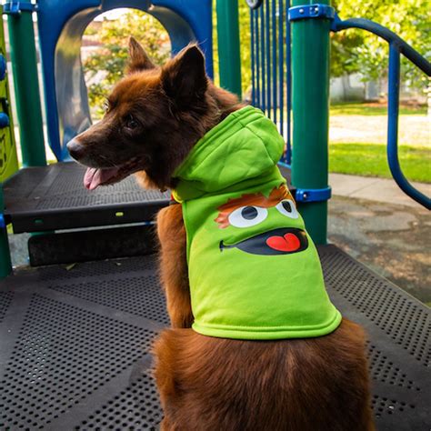 Pet Krewe Sesame Street Dog Hoodie Oscar Th Baxterboo