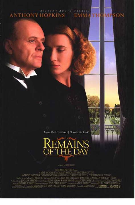 The Remains Of The Day Movie Posters From Movie Poster Shop