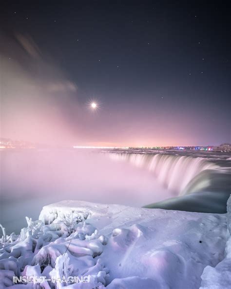 Winter Niagara Falls Ga Niagara Falls Canvas Prints Winter Wonderland