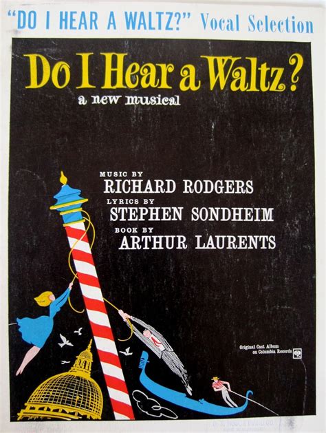 Do I Hear A Waltz Vocal Selections Music By Richard Rodgers And Lyrics By Stephen Sondh Amazon