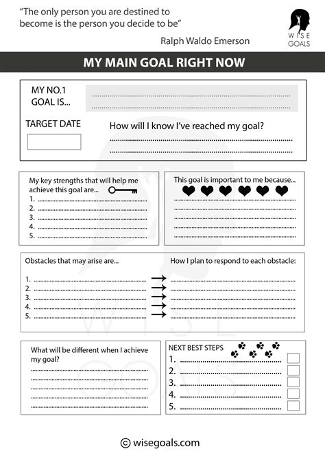 Health Goal Setting Worksheet Hot Sex Picture