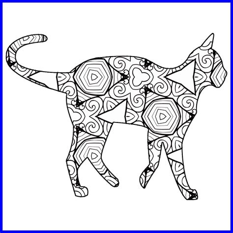 Here you can find domestic and wild animals, cats with kittens, dogs with puppies, birds and fish, horses of course, there are coloring pages of domestic animals and midland forest inhabitants. Geometric Animal Coloring Pages at GetDrawings | Free download