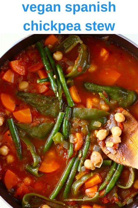 This Vegan Spanish Chickpea Stew Is Super Easy To Make Healthy Yet