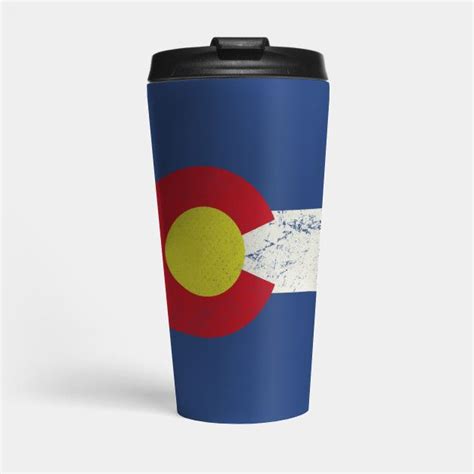 Colorado Flag Vintage By Inkzella Mugs Colorado Design Mountain Designs
