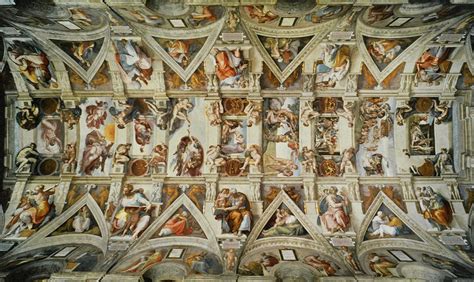 If there were a list of the wonders of the art world, the ceiling at the vatican's sistine chapel would surely be found at the top. michelangelo_sistine_chapel_ceiling13505173011501 ...
