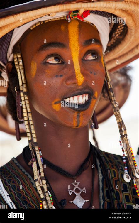 Young Wodaabe Man Made Up Hi Res Stock Photography And Images Alamy