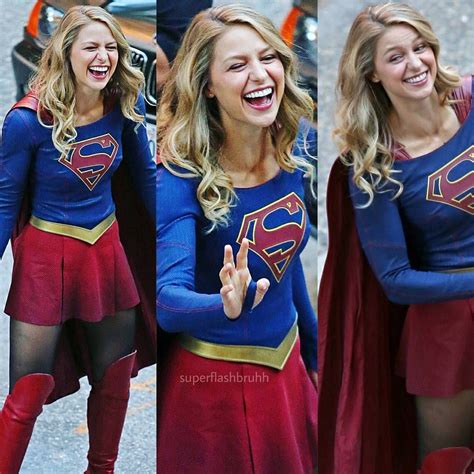 supergirl superman supergirl and flash melissa benoist dc comics tv shows girls flashing cw