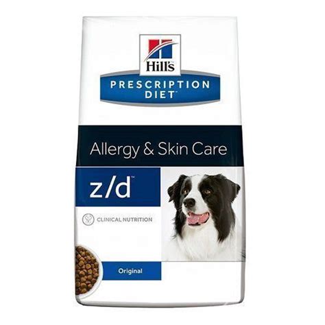 The first 5 ingredients of the wd formula are: Hills Prescription Diet Complete Dry Dog Food Z/D Allergy ...
