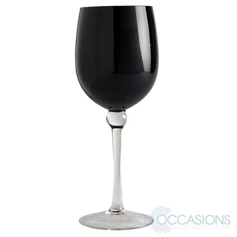 Ariana Black Goblet 16 Oz All Occasions Party Rental