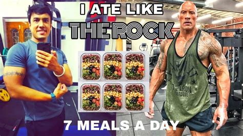 I Tried Dwayne The Rock Johnsons Diet For A Day Celebrity Diet