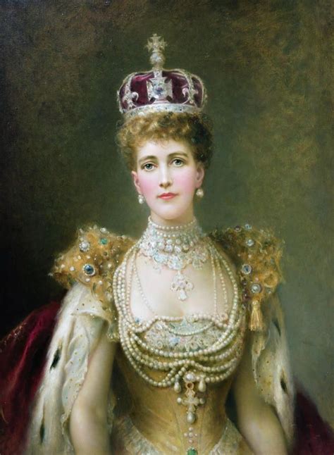 Danish School — Queen Alexandra Danish Princess Who Married Prince Albert Edward Later King