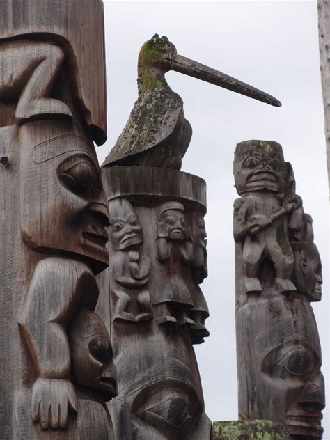 Totems Poles Kitwanga Bc Canadian Aboriginal Art Totem Pole
