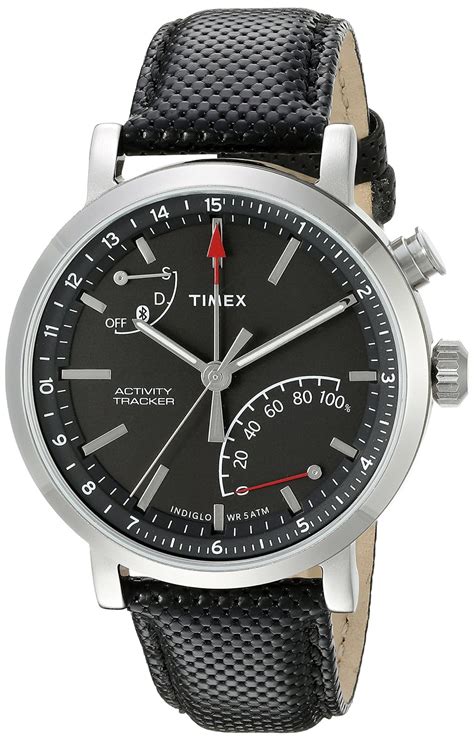 Timex Metropolitan Activity Tracker Leather Mens Smart Watch Tw2p81700