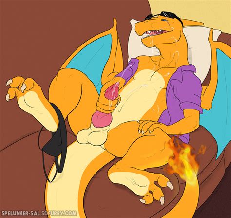 Rule 34 Balls Charizard Claws Clothing Cum Dragon Jockstrap Male Male Only Nintendo Penis