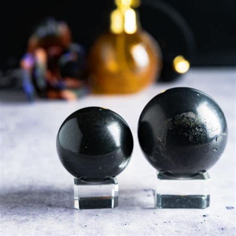 Shungite Spheres The Crystal Apothecary Co