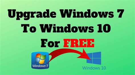 Upgrade Windows 7 To Windows 10 For Free