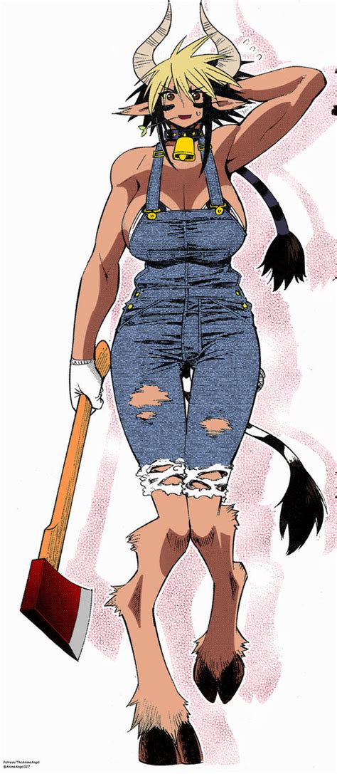 cathyl the minotaur in color by darkgenesis327 on deviantart