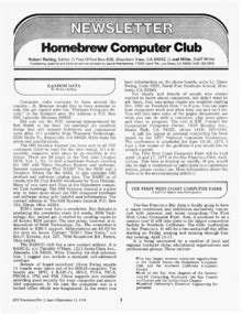 Many of the designs have a retro flair, but computers of all types are welcome here! Homebrew Computer Club - Wikipedia