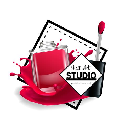 Nail Art studio logo design template. 484986 - Download Free Vectors, Clipart Graphics & Vector Art