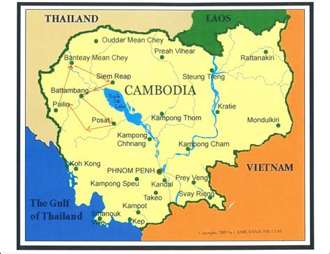 Kambodja Karta Lto Cambodia Maps Europa Karta