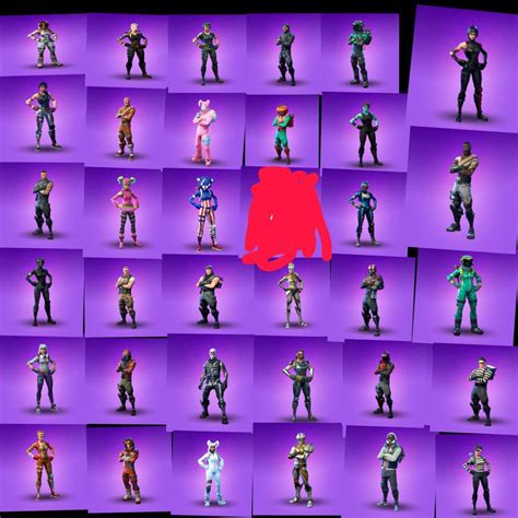 Fortnite Every Epic Skin Escapadeslegendesfr