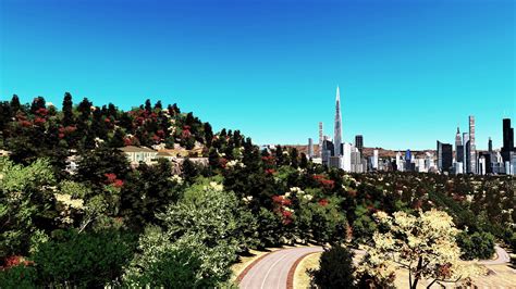 Its Fall In The Hills Outside Tim City Citiesskylines