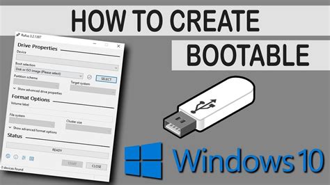 How To Create Bootable Usb Windows 10 Youtube