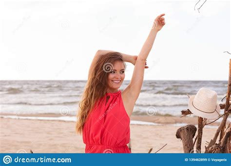Gorgeous Attractive Young Woman In Summer Stock Image Image Of Clothing Carefree 139462899