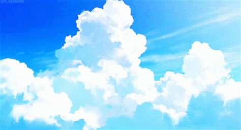 Cloud Anime Gif Cloud Anime Discover Share Gifs