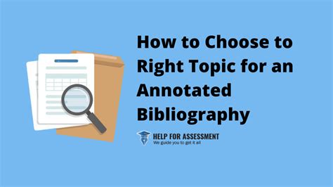 Annotated Bibliography Topics 15 Best Ideas For 2023