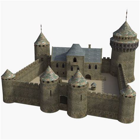 19 Trends For 3d Model Medieval Castle Emgold Mockup