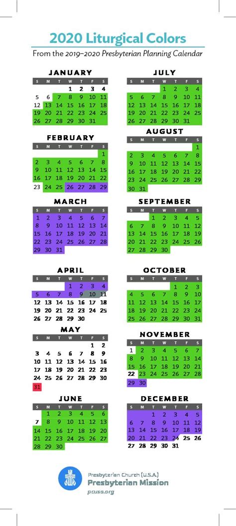 An individual may obtain online 2013 calendar. Liturgical Calendar 2021 Presbyterian | Calendar 2021