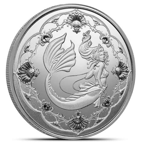 2022 Samoa Princess Of The Sea Mermaid Silver Coin Provident Metals