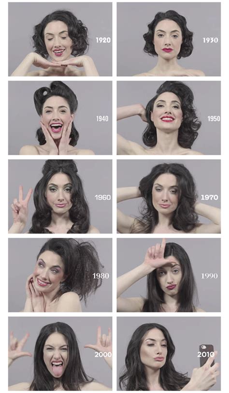 100 Years Of Beauty And Hairstyles In 1 Minute