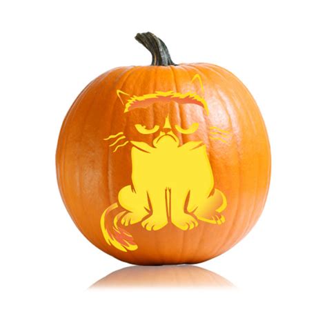 What human food can cats eat, and what not to feed cats. Grumpy Cat Pumpkin Pattern - Ultimate Pumpkin Stencils